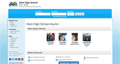 Desktop Screenshot of kleinhighschool.org